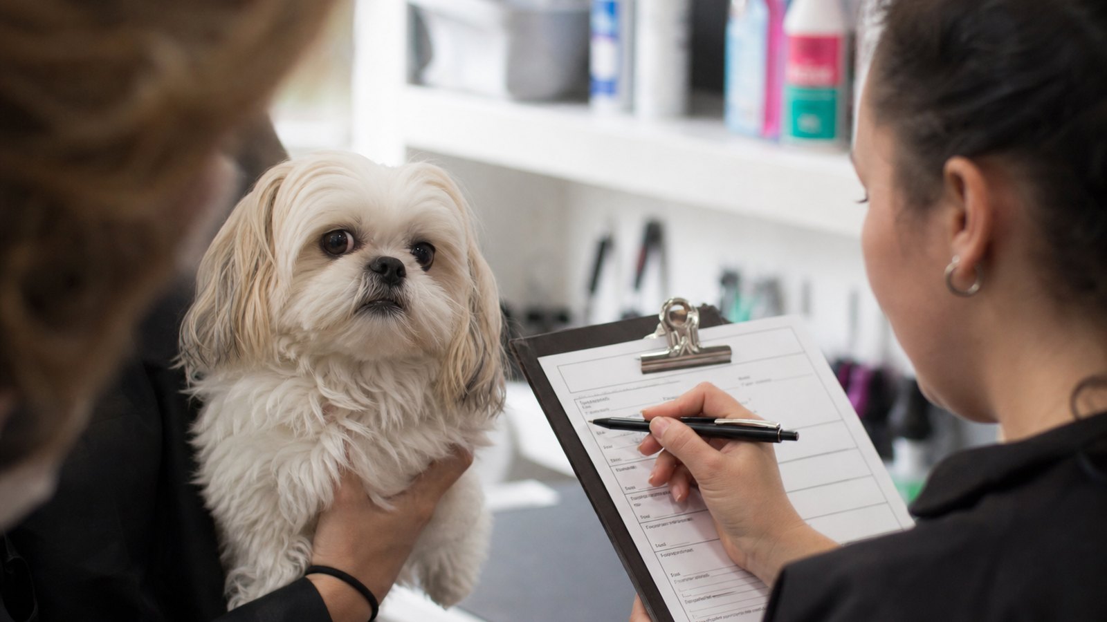 Fiche de suivi d'un animal en toilettage